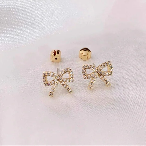 ⭐️Host Pick⭐️Kate Spade Gemstone Bowknot Earrings - Picture 4 of 9